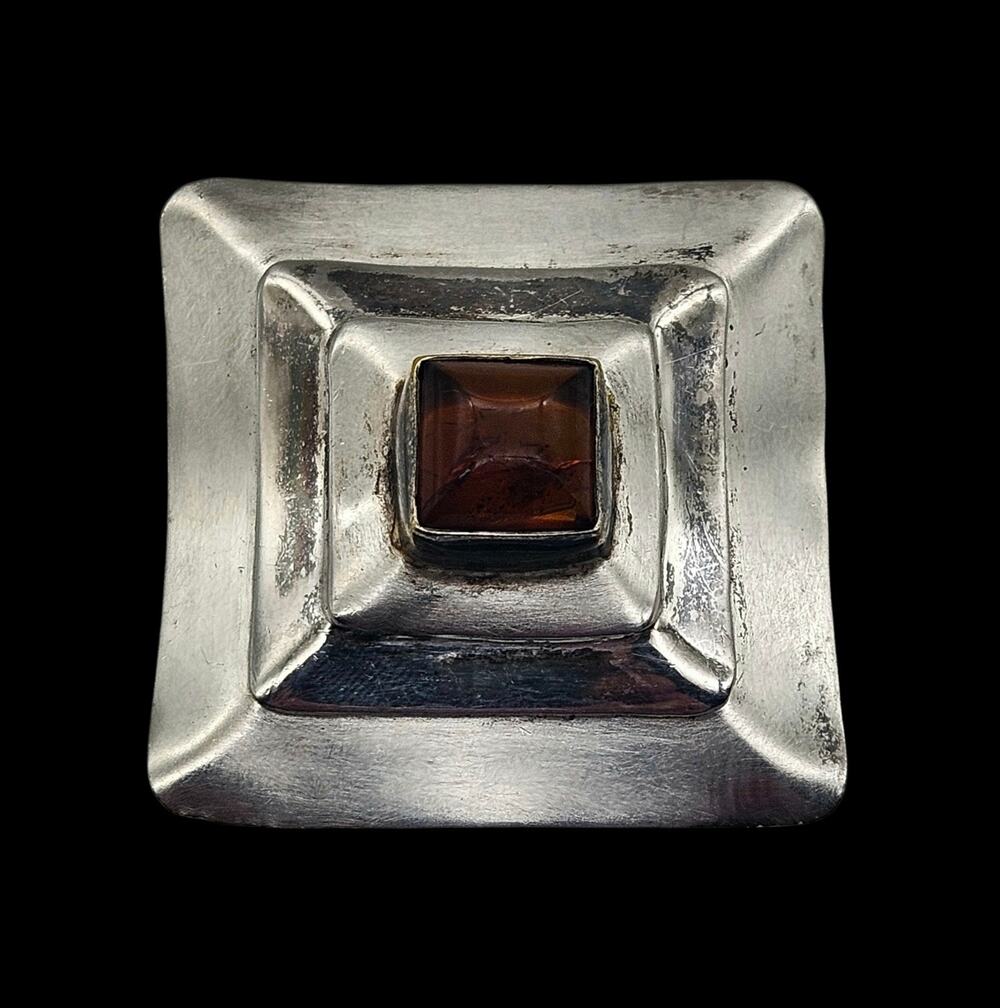 Michou .925 ? Amber brooch/pendant